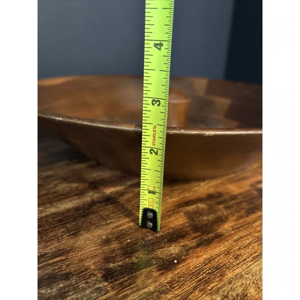 Ozark‎ Vintage Hand Lathed Walnut Nut Bowl